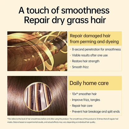 PURC 8 Seconds Hair Mask Smoothing Straightening Keratin Hair Treatment Cream Soft Repair Damaged Frizz Professional Hair Care