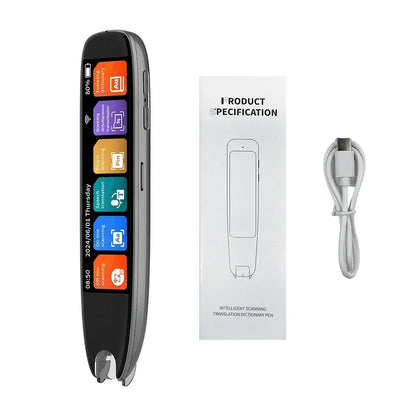 XIKCU S65 Pro Smart Voice Translator 142 Languages WIFI Scan Translation Pen Scanning Translation Pen For Business Travel Abroad